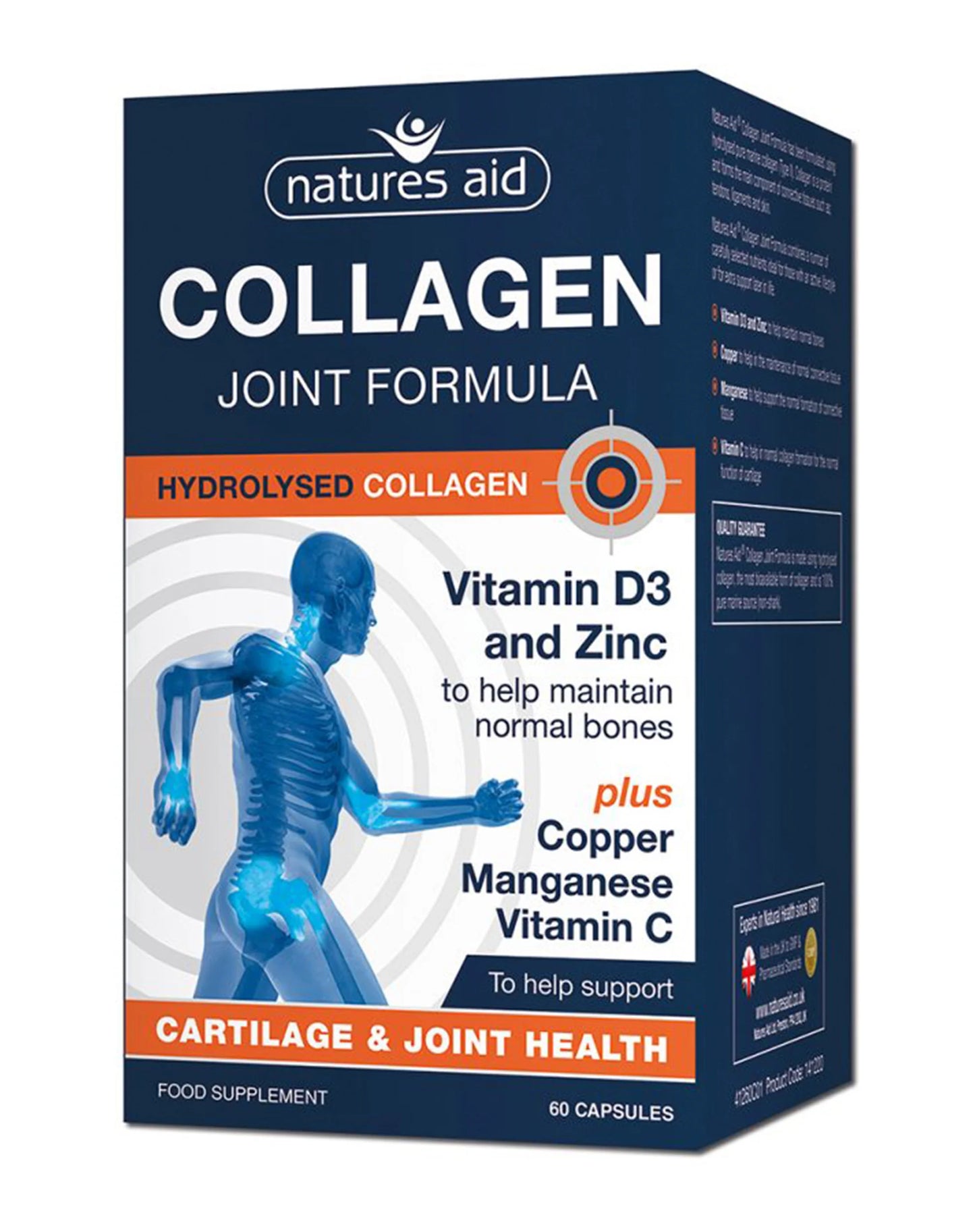 Natures Aid Collagen Joint Formula 60 Caps