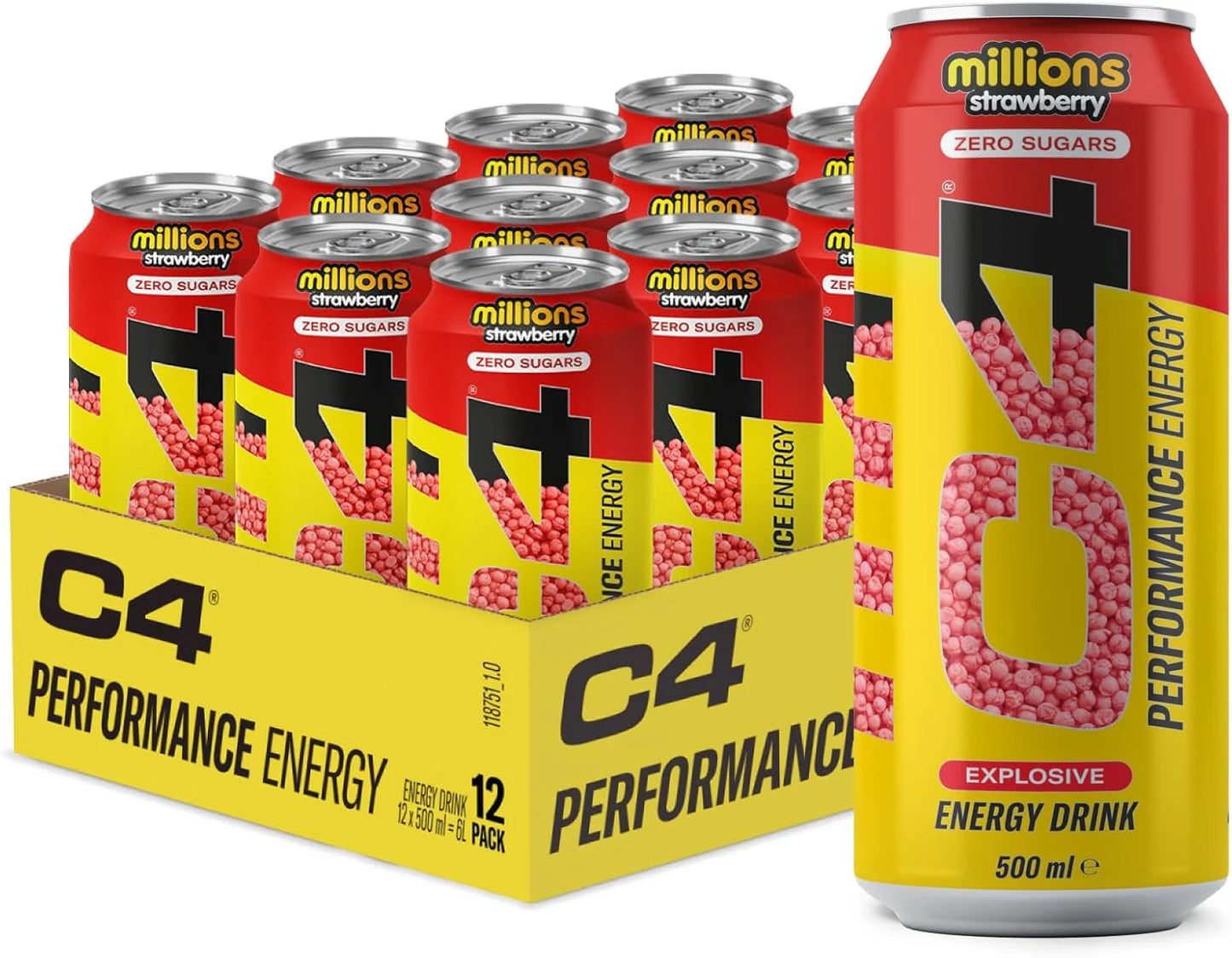Cellucor C4 Performance Energy Carbonated RTD 12x500ml
